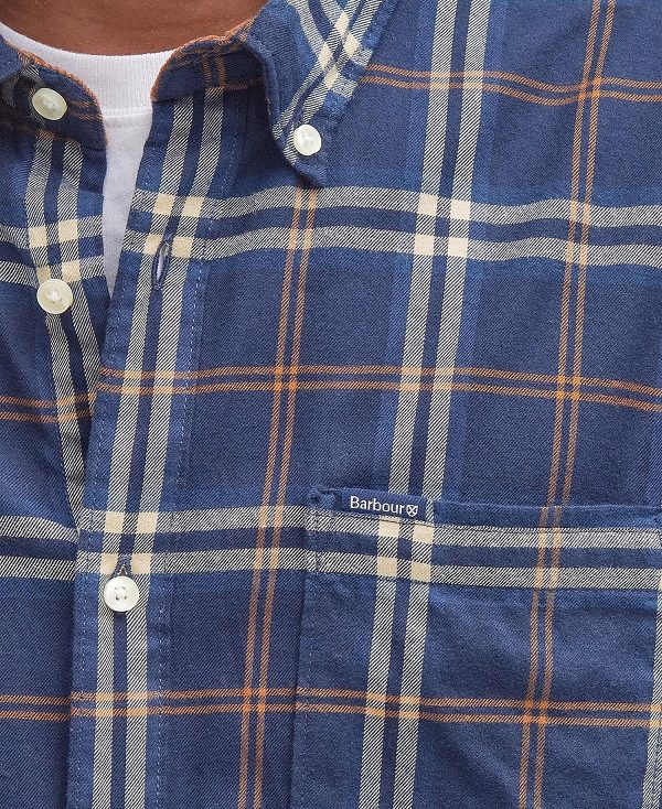 Barbour Crossfell Tailored Fit Shirt πρασινο | BABO87803