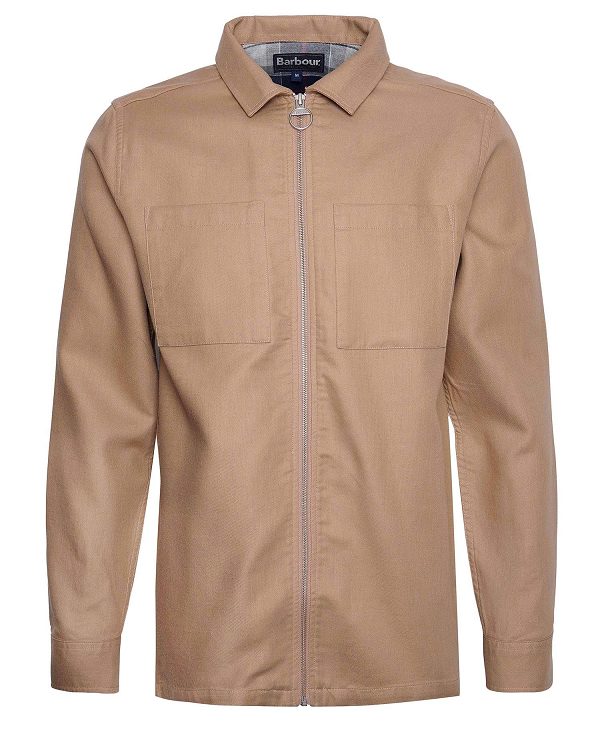 Barbour Dalton Tailored Overshirt καφε | BABO87997