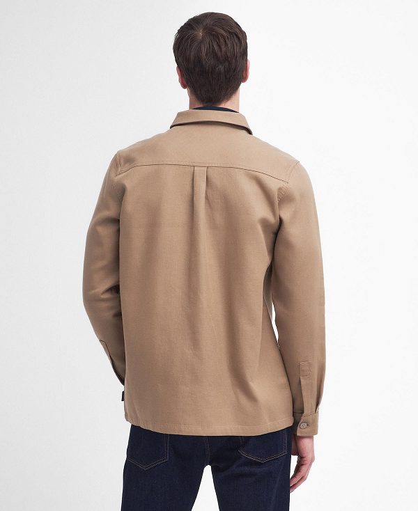 Barbour Dalton Tailored Overshirt καφε | BABO87997