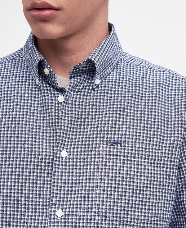 Barbour Darnick Tailored Shirt σκουρο μπλε | BABO87666
