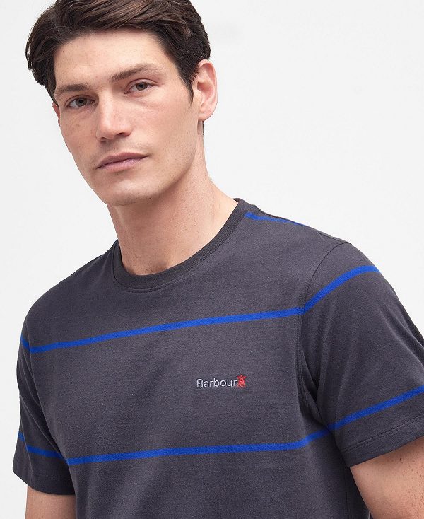 Barbour Dart Striped T-shirt μαυρα | BABO88290