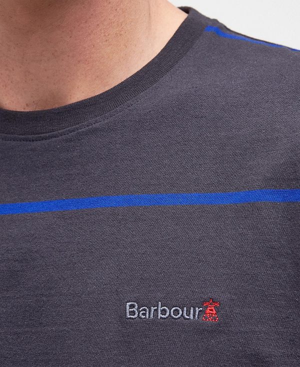 Barbour Dart Striped T-shirt μαυρα | BABO88290