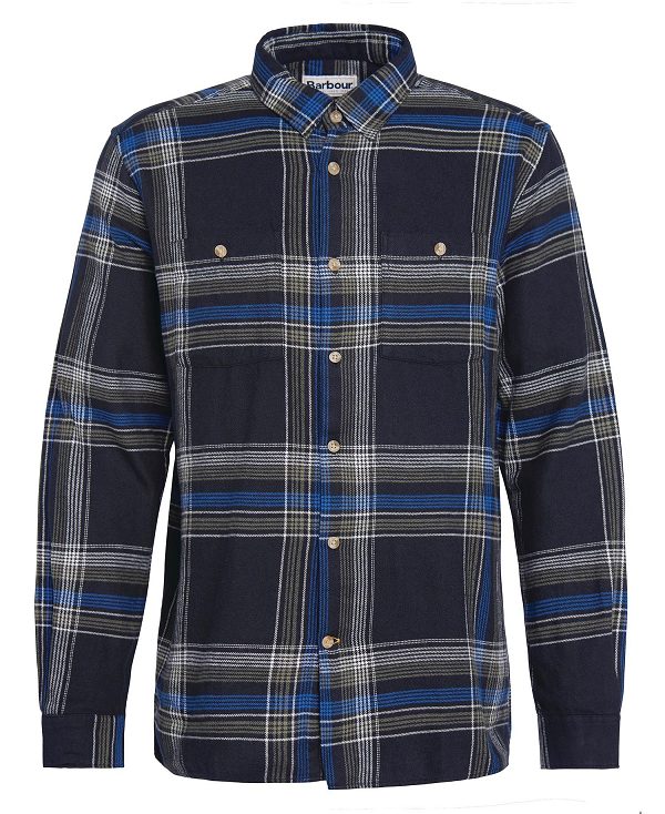 Barbour Dartmouth Tailored Shirt μαυρα | BABO87674