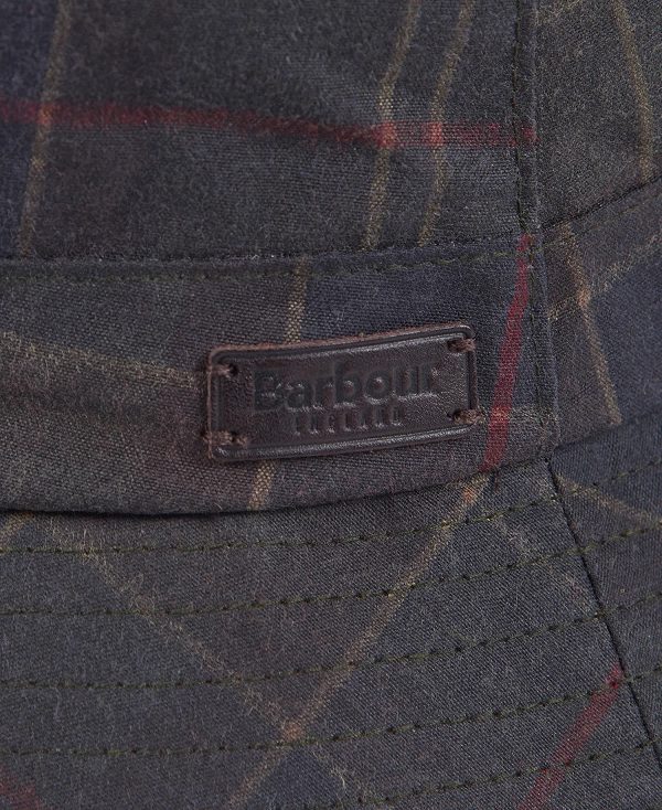 Barbour Darwen Wax Sports Hat Tartan | BABO89076