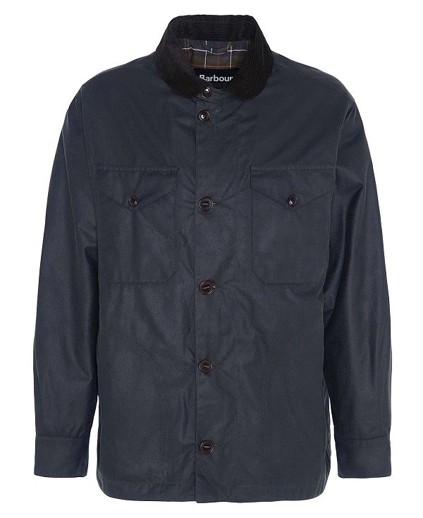 Barbour Deck Waxed Jacket μαυρα | BABO87155