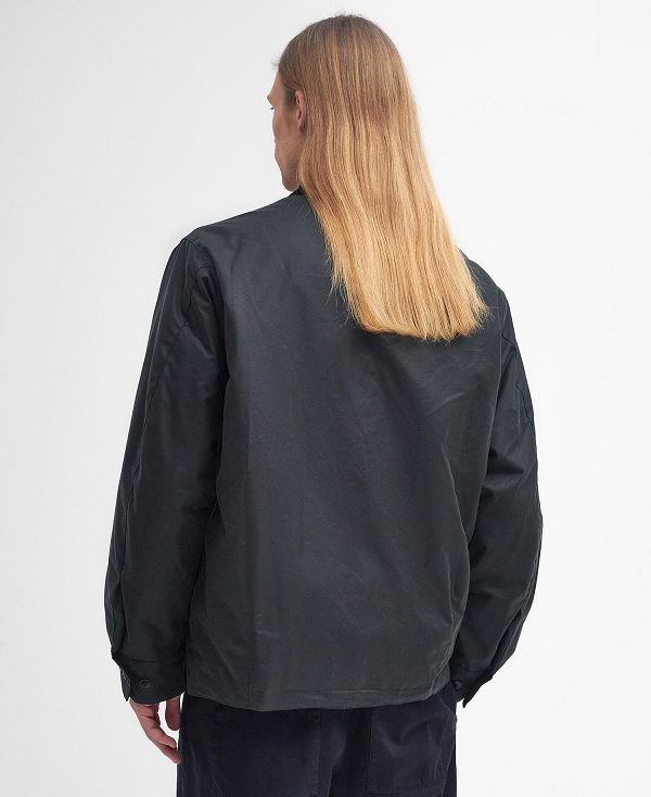 Barbour Deck Waxed Jacket μαυρα | BABO87155