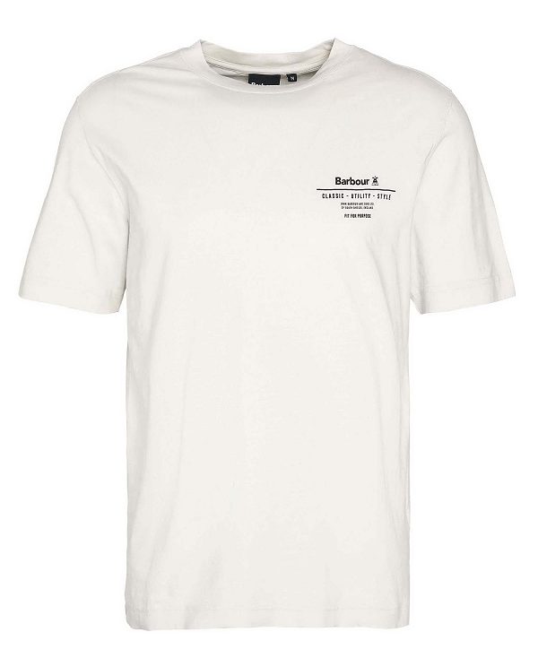 Barbour Denison Relaxed T-shirt Μπεζ | BABO88420