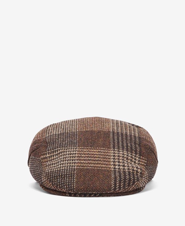Barbour Deveron Tweed Flat Cap καφε | BABO89005