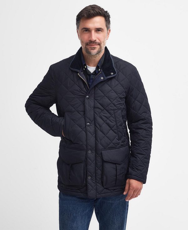 Barbour Devon Quilted Jacket σκουρο μπλε | BABO87368