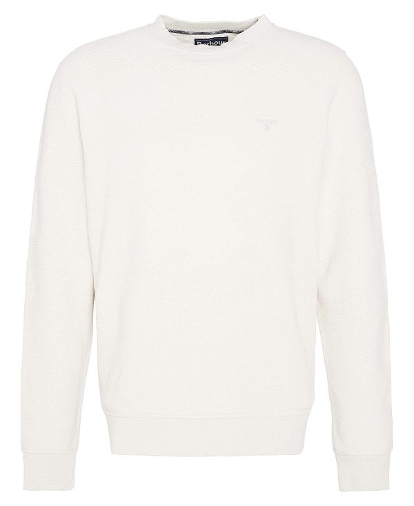 Barbour Diamond Sweatshirt ασπρα | BABO88629