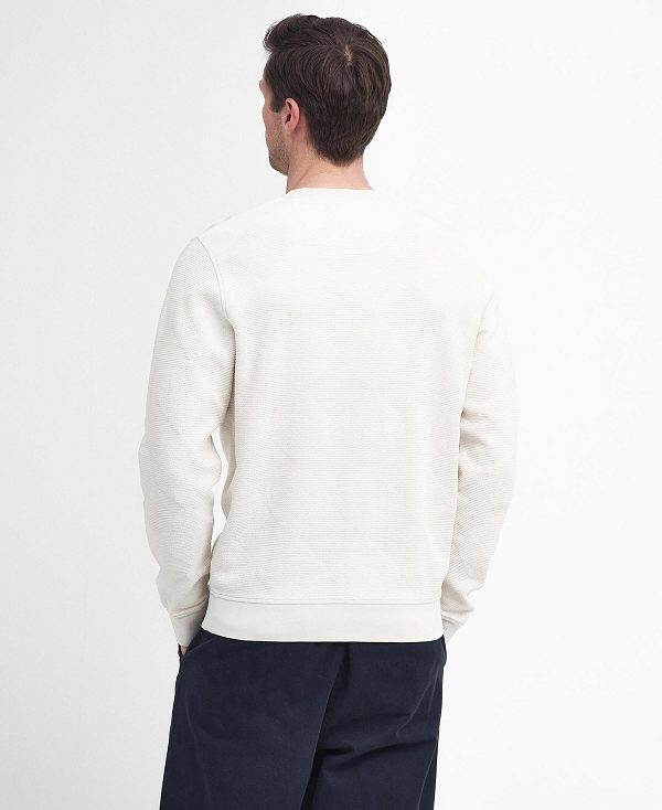 Barbour Diamond Sweatshirt ασπρα | BABO88629