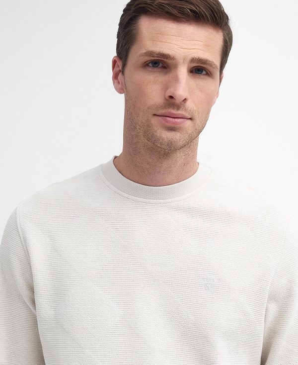Barbour Diamond Sweatshirt ασπρα | BABO88629