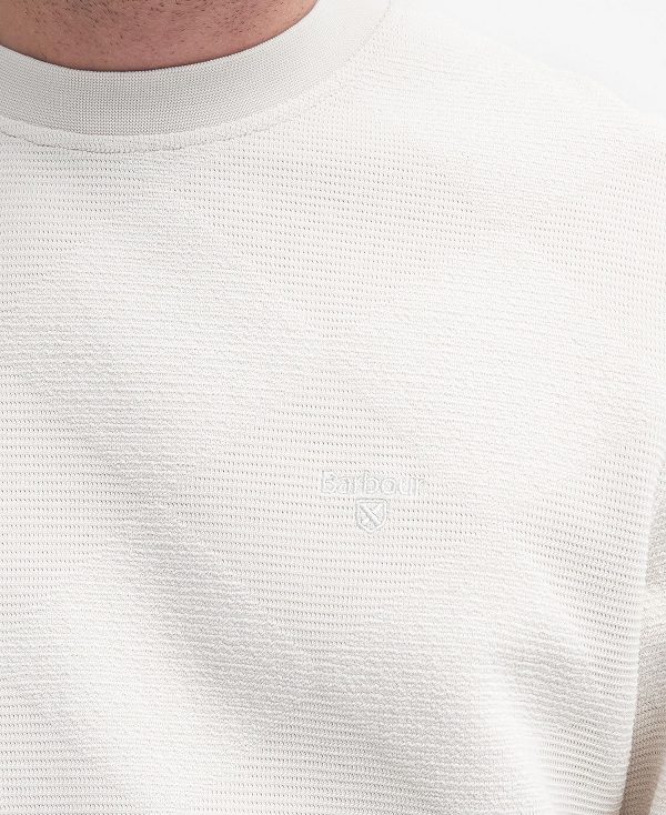 Barbour Diamond Sweatshirt ασπρα | BABO88629