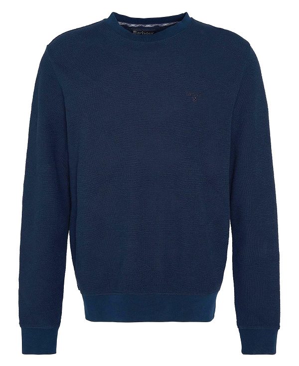 Barbour Diamond Sweatshirt σκουρο μπλε | BABO88621