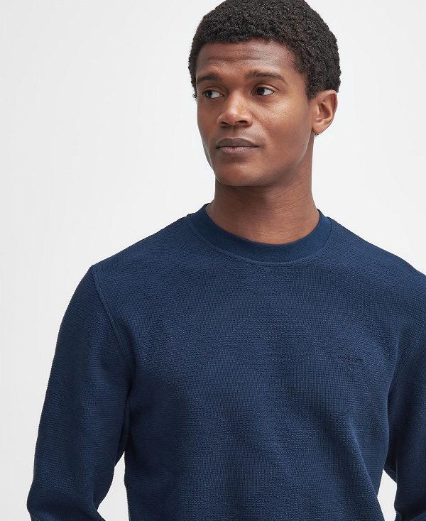 Barbour Diamond Sweatshirt σκουρο μπλε | BABO88621