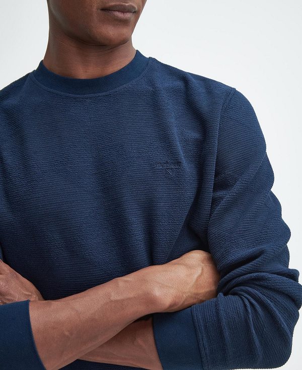 Barbour Diamond Sweatshirt σκουρο μπλε | BABO88621
