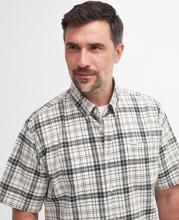 Barbour Drafthill Regular Shirt σκουρο μπλε | BABO87729