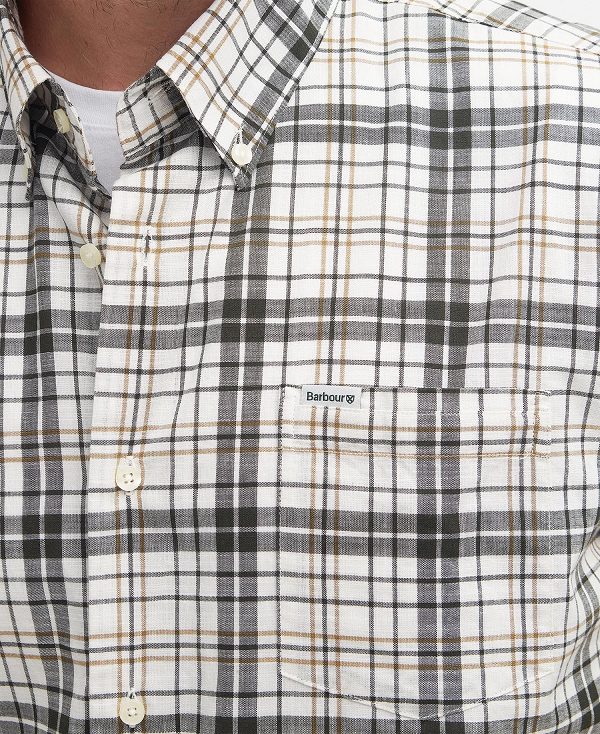 Barbour Drafthill Regular Shirt σκουρο μπλε | BABO87729