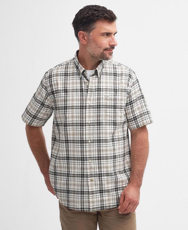 Barbour Drafthill Regular Shirt σκουρο μπλε | BABO87729