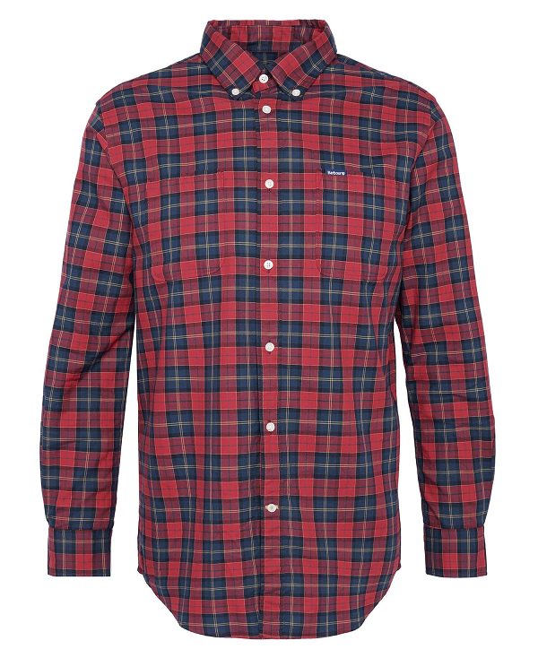 Barbour Dragon Tartan Shirt κοκκινα | BABO87680