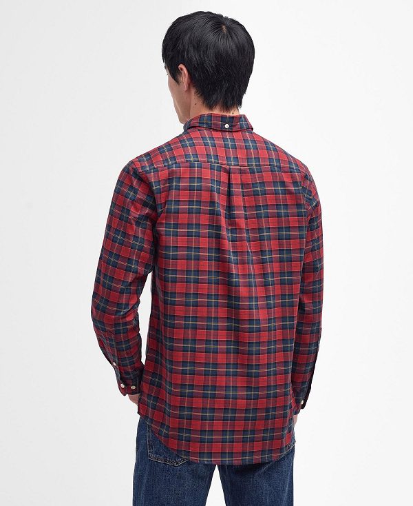 Barbour Dragon Tartan Shirt κοκκινα | BABO87680