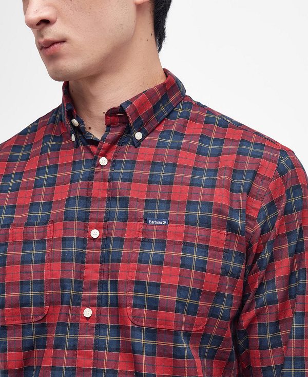 Barbour Dragon Tartan Shirt κοκκινα | BABO87680