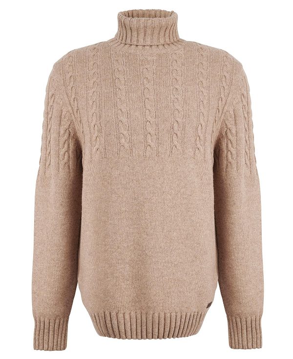 Barbour Duffle Cable-knit Jumper Μπεζ | BABO88516