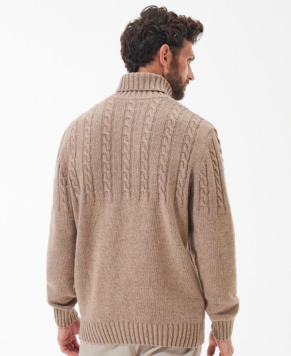Barbour Duffle Cable-knit Jumper Μπεζ | BABO88516