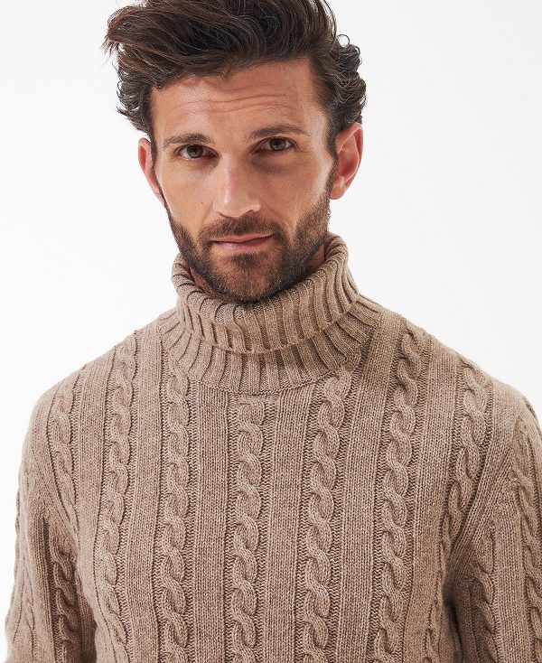 Barbour Duffle Cable-knit Jumper Μπεζ | BABO88516
