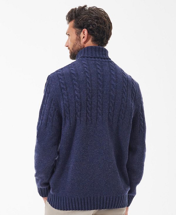 Barbour Duffle Cable-knit Jumper σκούρο μπλε | BABO88509