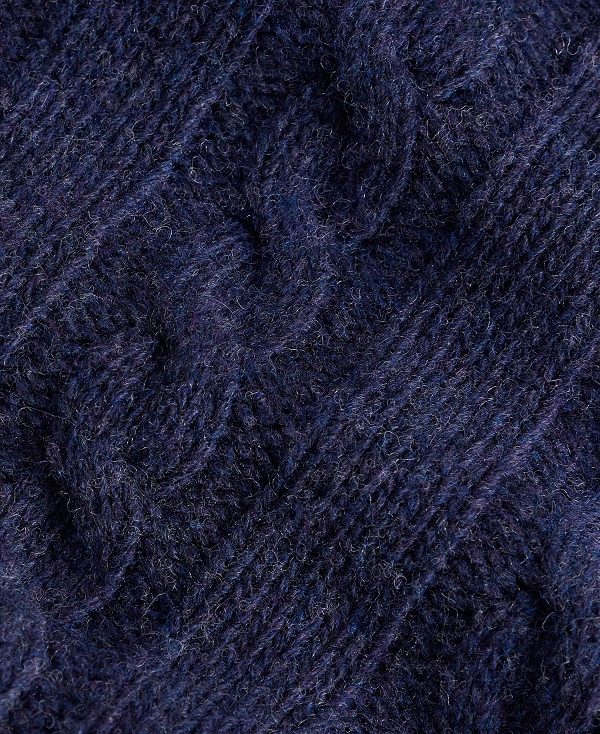Barbour Duffle Cable-knit Jumper σκούρο μπλε | BABO88509