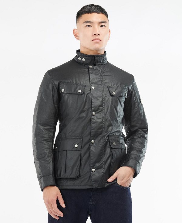 Barbour Duke Wax Jacket μαυρα | BABO87176
