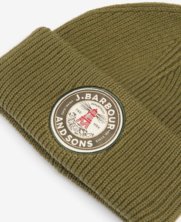 Barbour Dunford Beanie πρασινο | BABO89055