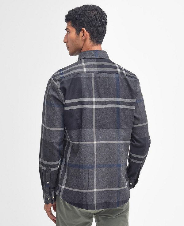 Barbour Dunoon Taillored Fit Shirt βαθυ γκρι | BABO87842