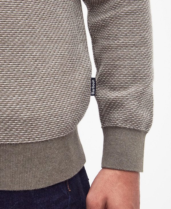 Barbour Dunstan Half-zip Jumper πρασινο | BABO88605