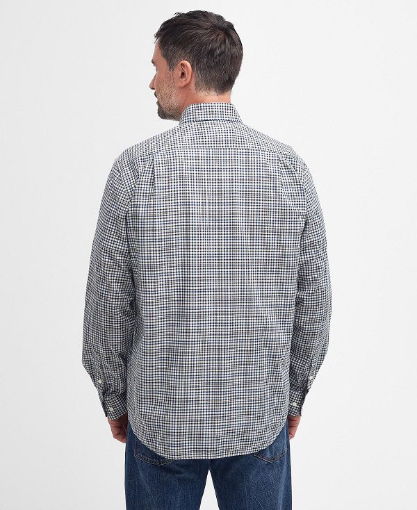 Barbour Durand Regular Long-sleeved Shirt Ελιά | BABO87728