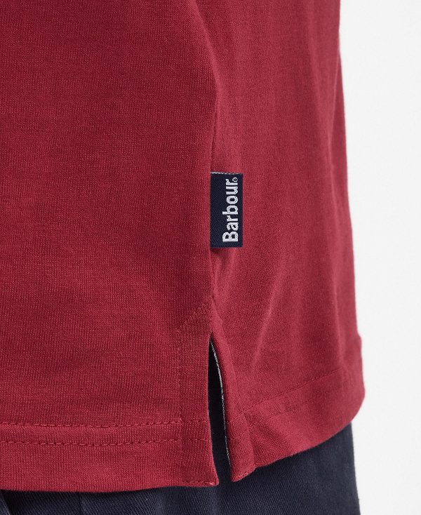 Barbour Durness Pocket T-shirt κοκκινα | BABO88414