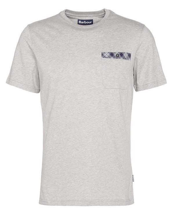 Barbour Durness Pocket T-shirt γκρι | BABO88417