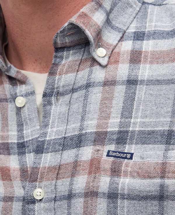Barbour Eddleston Tailored Shirt γκρι | BABO87658