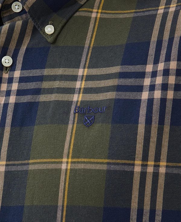 Barbour Edgar Tailored Shirt πρασινο | BABO87874
