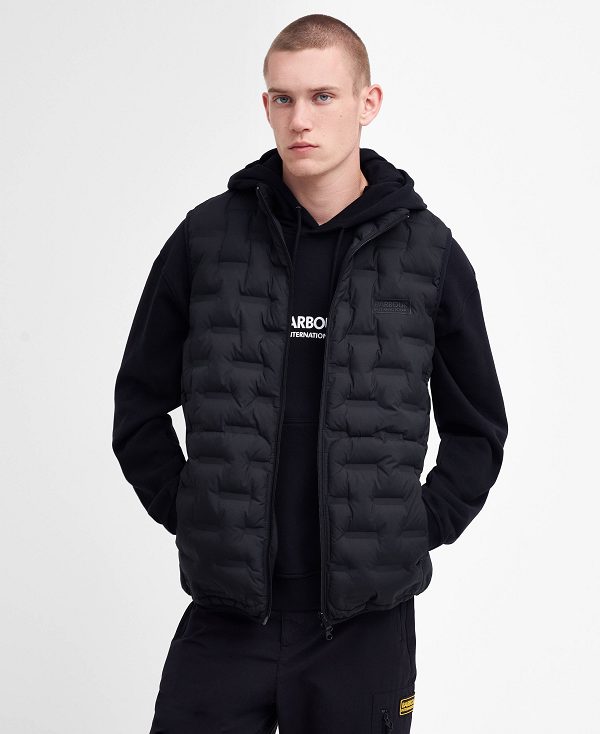 Barbour Edge Gilet μαυρα | BABO87542