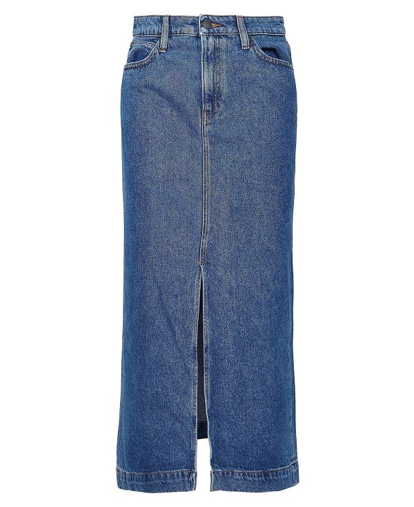 Barbour Ella Denim Midi Skirt μπλε | BABO89620