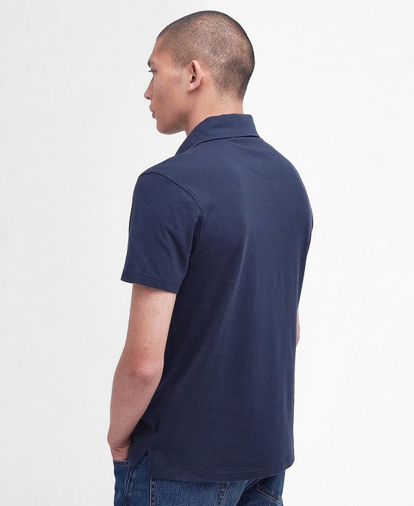 Barbour Elsdon Polo Shirt σκουρο μπλε | BABO88059