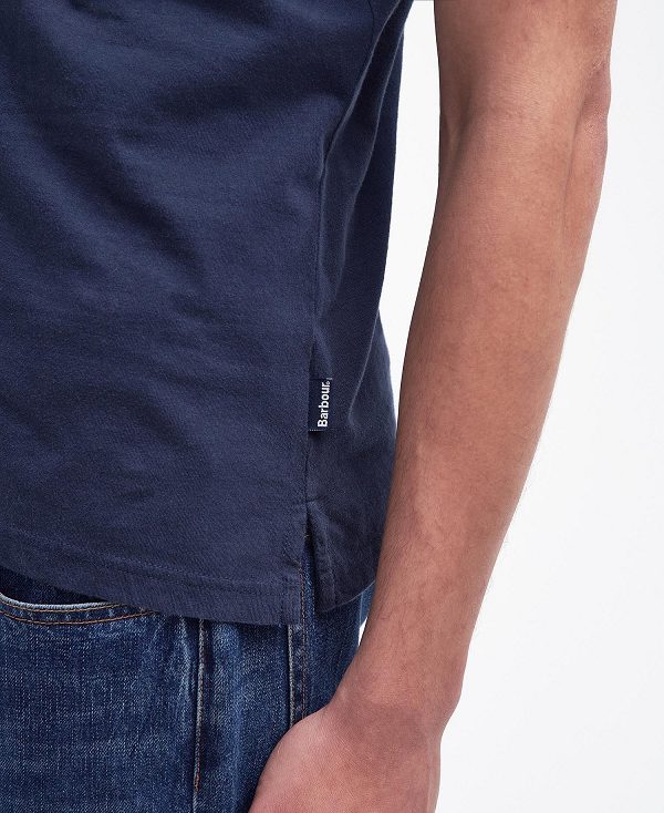 Barbour Elsdon Polo Shirt σκουρο μπλε | BABO88059