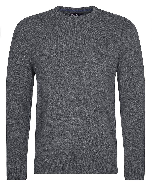 Barbour Essential Crew Neck Sweatshirt γκρι | BABO88535