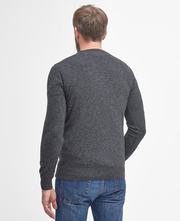 Barbour Essential Crew Neck Sweatshirt γκρι | BABO88535