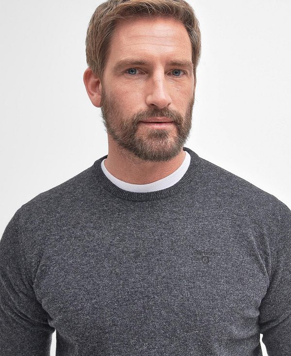 Barbour Essential Crew Neck Sweatshirt γκρι | BABO88535