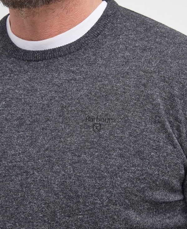 Barbour Essential Crew Neck Sweatshirt γκρι | BABO88535