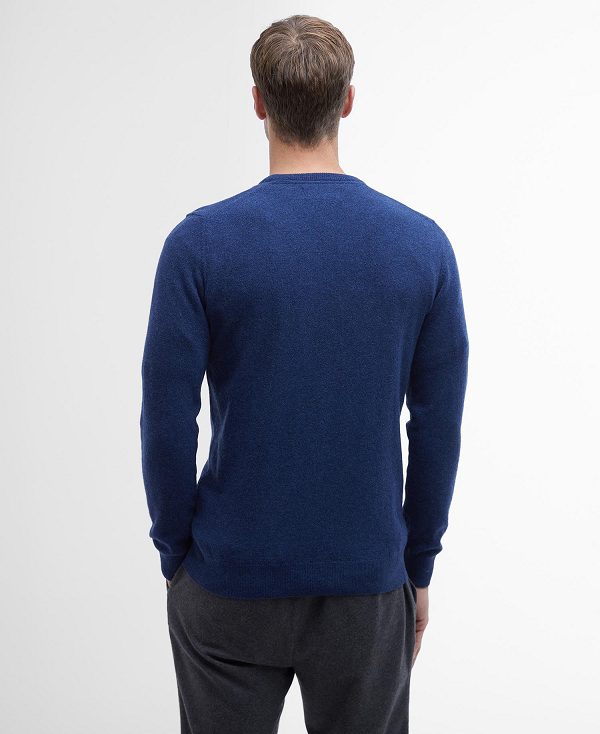 Barbour Essential Crew Neck Sweatshirt ανοιχτο μπλε | BABO88545