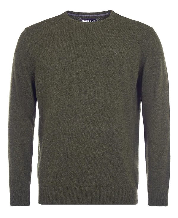 Barbour Essential Crew Neck Sweatshirt γκρι | BABO88546